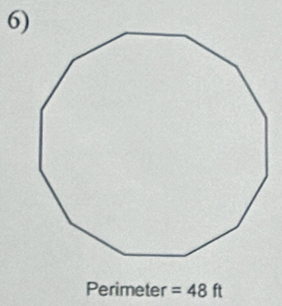 Perimeter =48ft