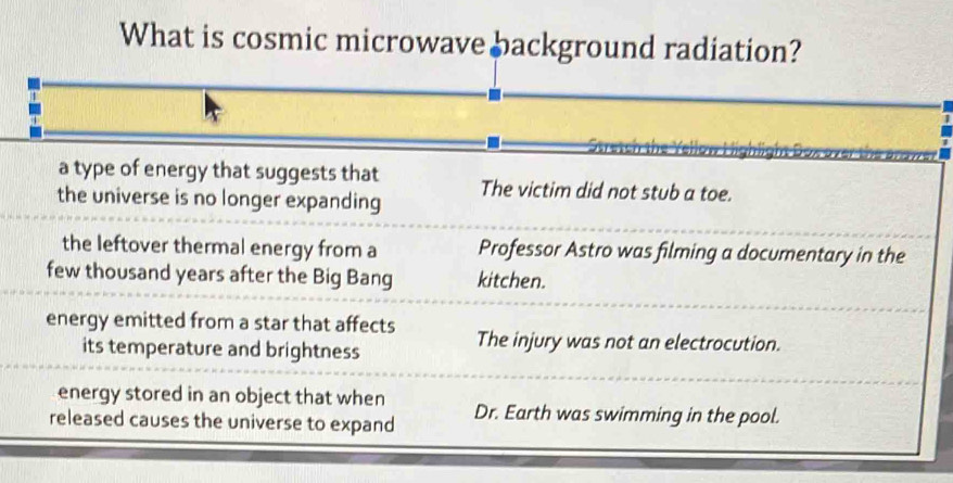 What is cosmic microwave backg