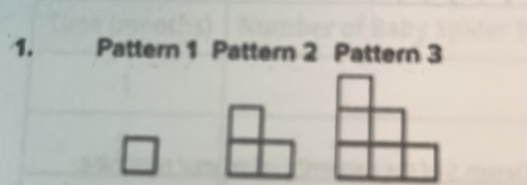 Pattern 1 Pattern 2 Pattern 3