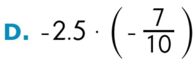 -2.5· (- 7/10 )