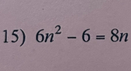 6n^2-6=8n