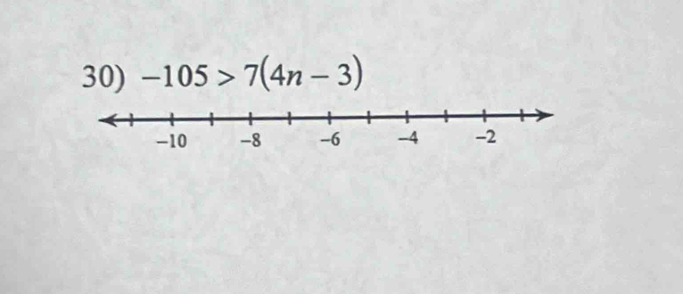 -105>7(4n-3)