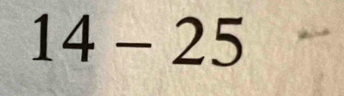 14-25 □ 1