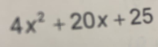 4x^2+20x+25