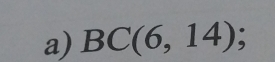 BC(6,14) ) -