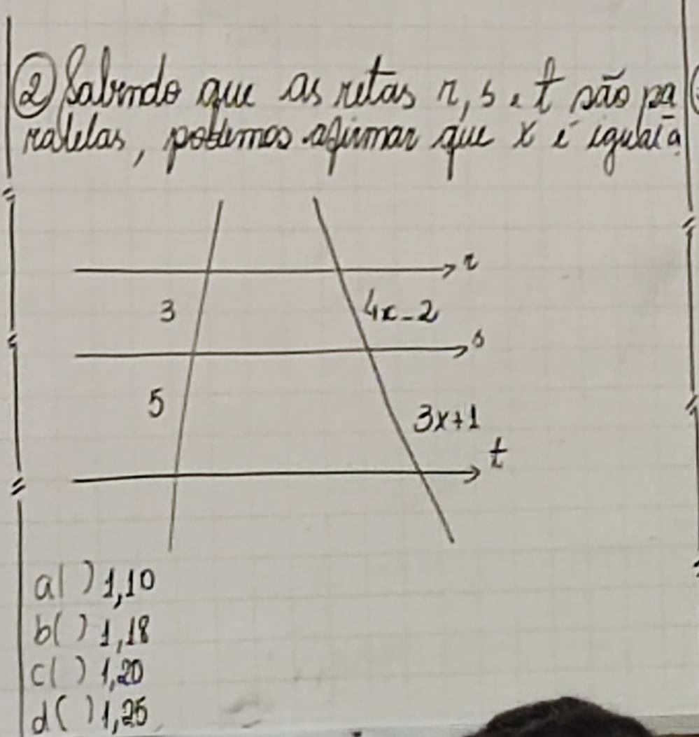 ②Balunde auu as nutos n, s, toǎo p
nalilas, potlmoo agruman gue x i lgulaia
al) d, 10
b() 1, 18
(1)1, 20
d()1, 86