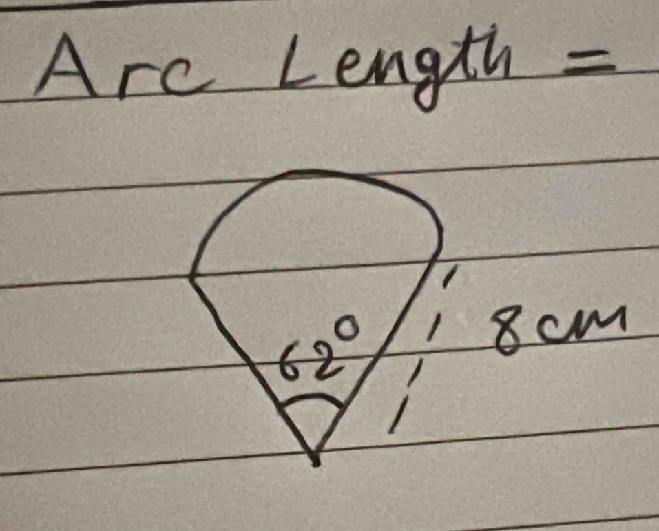 Arc Length =