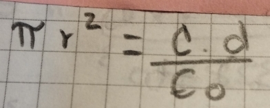 π r^2=frac c· dc_0