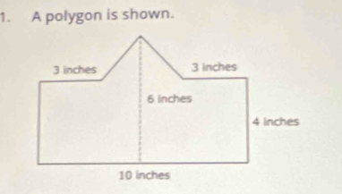 A polygon is shown.