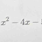 x^2-4x-