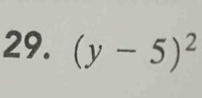 (y-5)^2