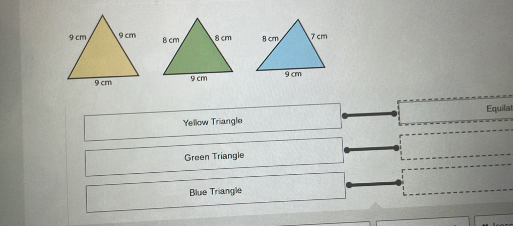 Yellow Triangle Equilat 
Green Triangle 
Blue Triangle