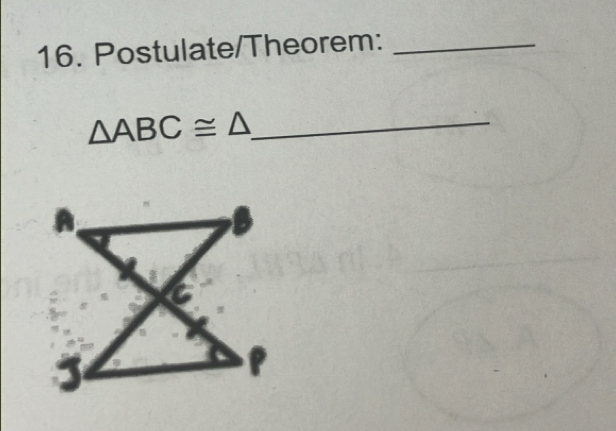 Postulate/Theorem:_
_ △ ABC≌ △
A
a
3