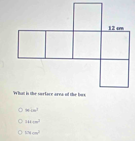 96cm^2
144cm^2
576cm^2