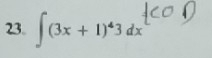 ∈t (3x+1)^43dx^(frac 1)2