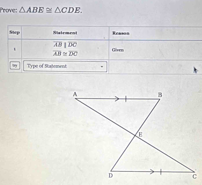 Prove: △ ABE≌ △ CDE.