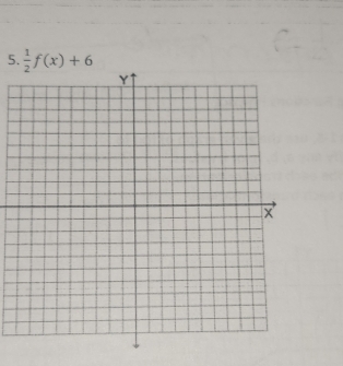  1/2 f(x)+6