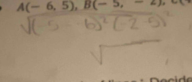 A(-6,5), B(-5,-