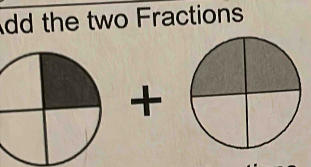 dd the two Fractions