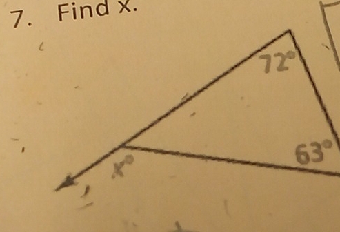 Find X.