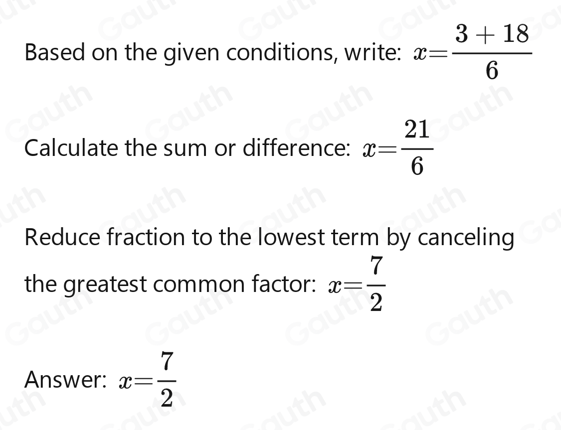 Solved: Peter thinks of a number, m. He multiplies it by 6, then he ...