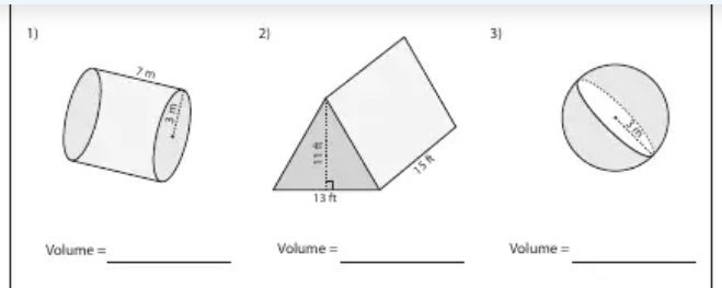 3 
_ 
__
Volume = Volume = Volume =