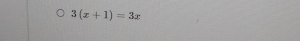 3(x+1)=3x