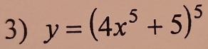 y=(4x^5+5)^5