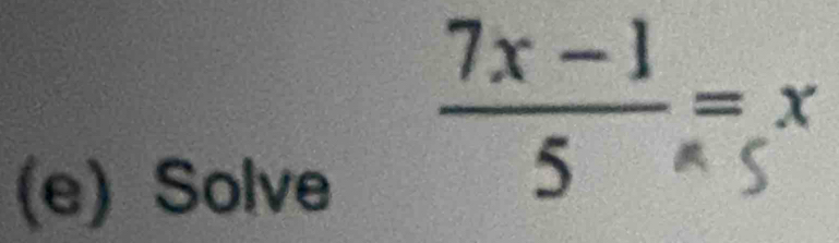 Solve 
",-:,ª