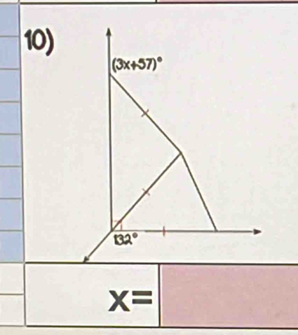 (3x+57)^circ 
132°
x=