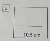 a
_
10.5 cm