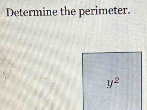 Determine the perimeter.