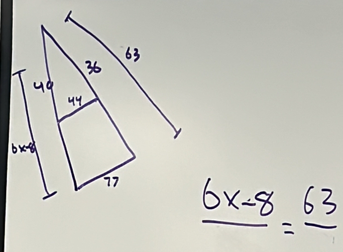 frac 6x-8=frac 63