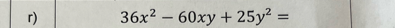 36x^2-60xy+25y^2=