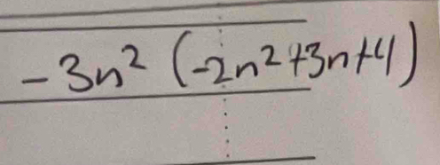 -3n^2(-2n^2+3n+4)