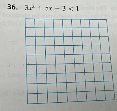 3x^2+5x-3<1</tex>