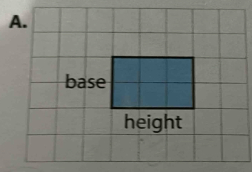 base 
height