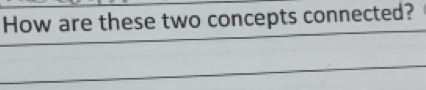 How are these two concepts connected?