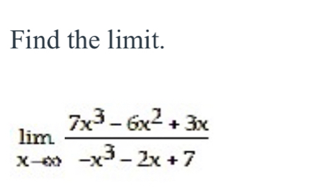 Find the limit.