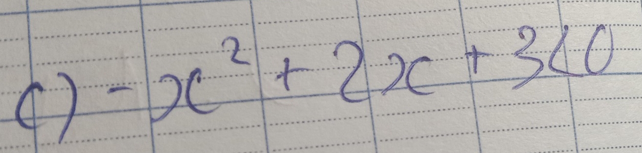 () -x^2+2x+3<0</tex>