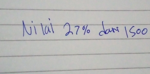 lilài 2 7% dan1500