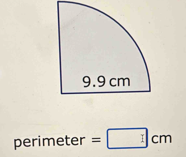 peri meter=□ cm