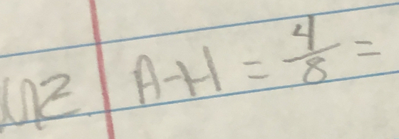 m^2 A-H= 4/8 =