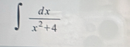 ∈t  dx/x^2+4 