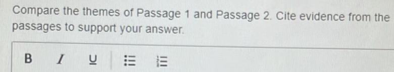 Solved: Compare the themes of Passage 1 and Passage 2. Cite evidence ...