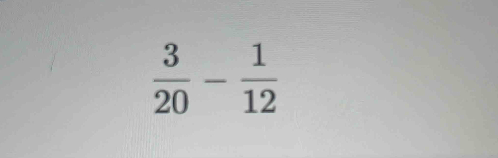  3/20 - 1/12 