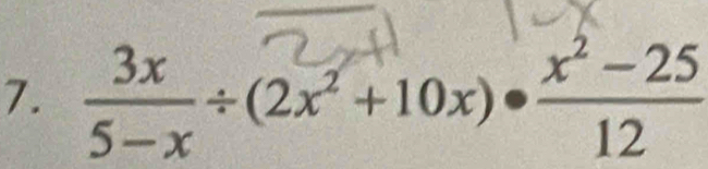 5=÷(2x²+10x)· =225