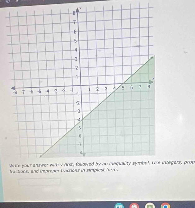 egers, prop 
fractions, and improper