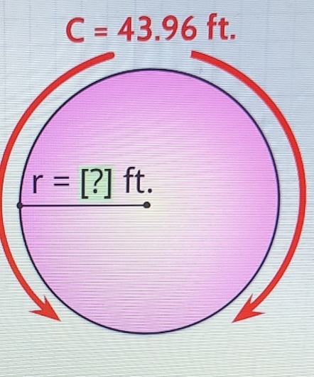 C=43.96ft.