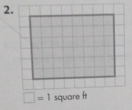 □ =1 square ft